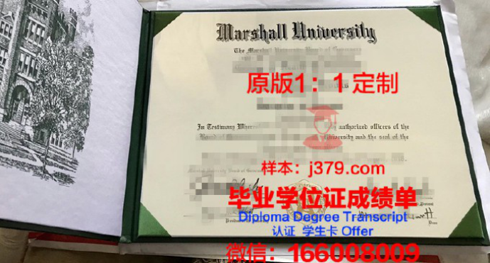 马歇尔大学录取通知书OFFER定制，开启留学生新篇章